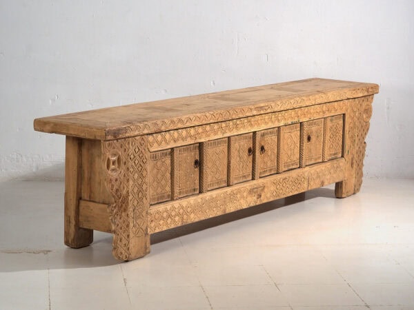 Buffet bas ancien de style oriental (vers 1900) #56