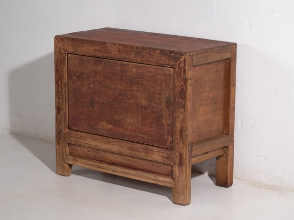 Petit buffet ancien à patine marron (vers 1900) #71