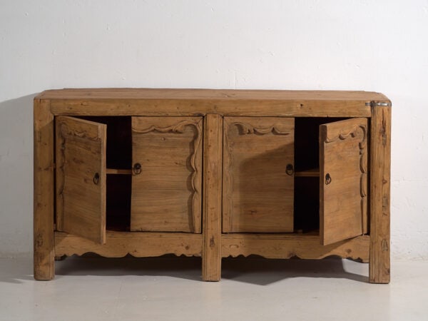 Aparador chino antiguo de cuatro puertas (c.1900) #12