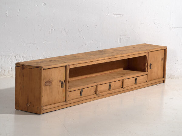 Petit meuble TV ancien (c.1900) #33