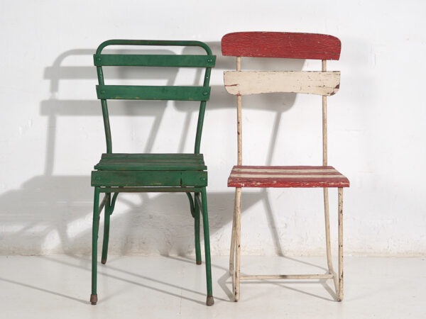 Antiguas sillas de exterior (c.1920). Conjunto de 4 piezas #16