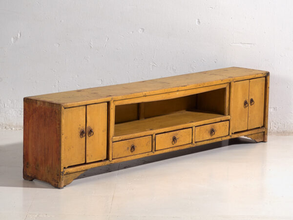 Ancien meuble bas jaune (c.1900) #19