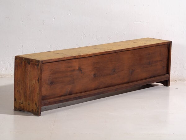Ancien meuble bas jaune (c.1900) #19