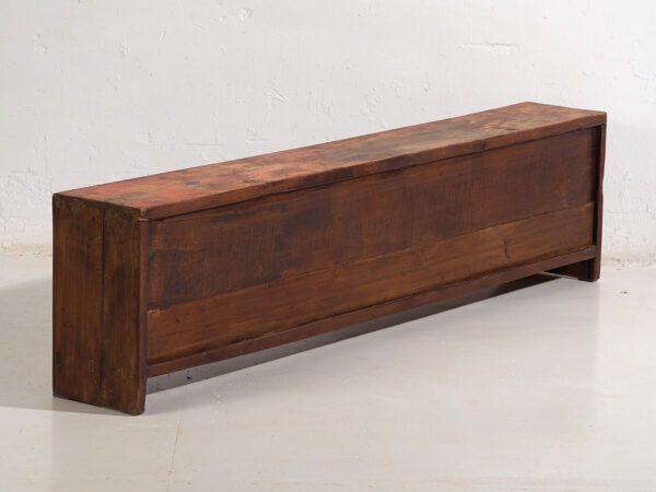 Meuble TV ancien à patine rouge (c.1900) #22