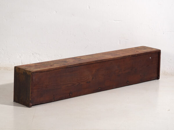 Mueble de TV rojo antiguo (c.1900)