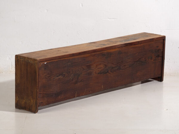 Meuble de télévision ancien de style wabi sabi (c.1900) #35