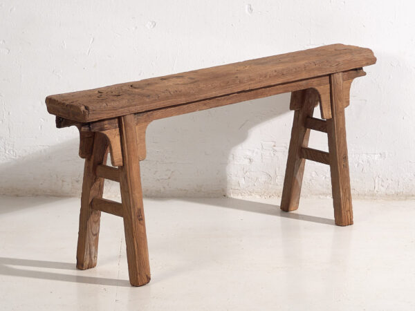 Banc ancien de style primitif (c.1870) #2