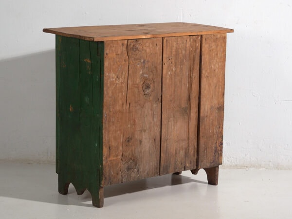 Armoire provençale ancienne de couleur verte (c.1920) #5