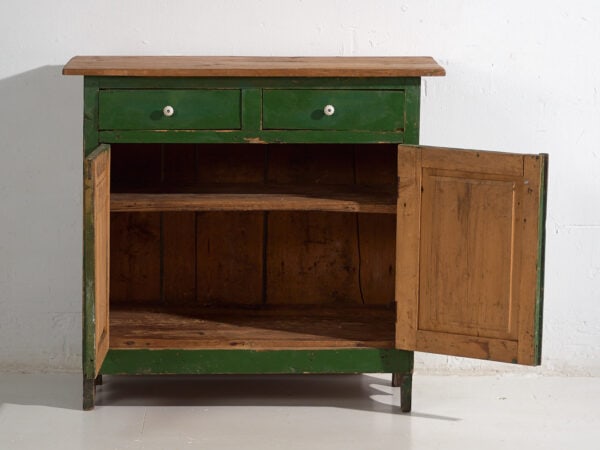 Armoire provençale ancienne de couleur verte (c.1920) #5