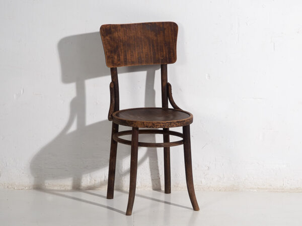 Antiguas sillas de comedor de madera curvada (c.1920). Conjunto de 4 piezas #1