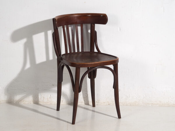 Antique Viennese style bistro chairs (c.1920). Set of 4 pieces #1