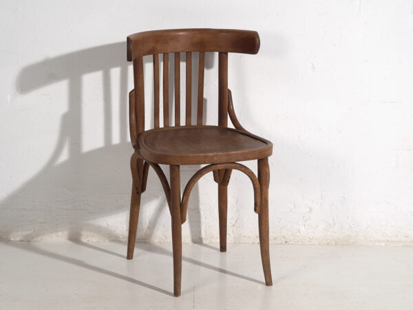 Antique Viennese style bistro chairs (c.1920). Set of 4 pieces #1