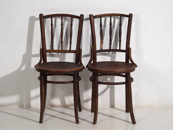 Chaises anciennes de style viennois (vers 1920). Ensemble de 4 pièces n°4