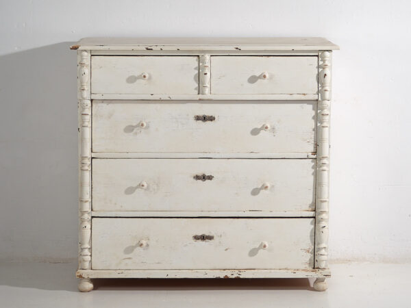 Commode ancienne blanche (c.1920) #47