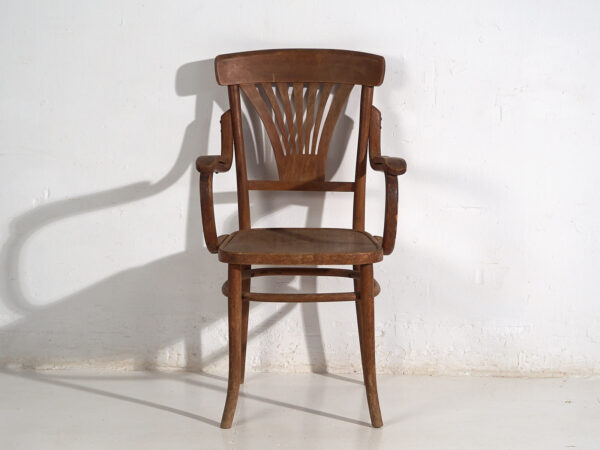 Antique bentwood office chair (c.1920) #6