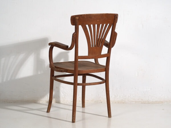 Antique bentwood office chair (c.1920) #6