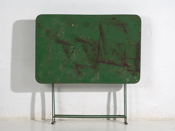 Table de jardin pliante ancienne (c.1920) #3