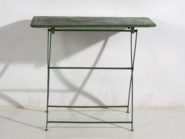 Table de jardin pliante ancienne (c.1920) #3