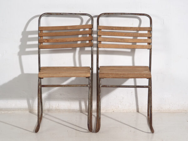 Antique patio chairs (c.1920). Set of 4 pieces #2
