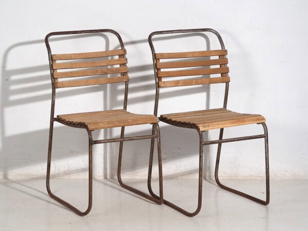 Antique patio chairs (c.1920). Set of 4 pieces #2