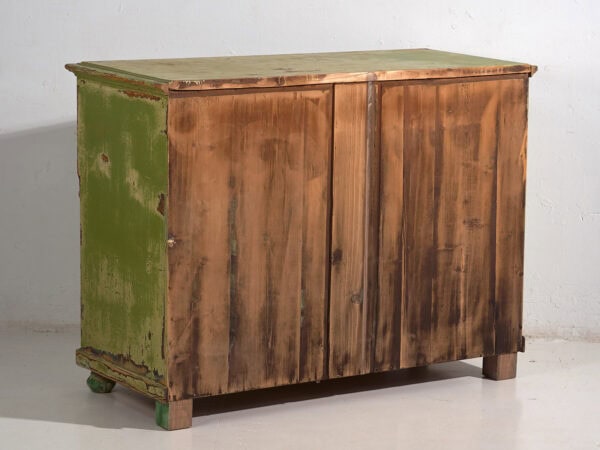 Commode ancienne verte (c.1920) #12