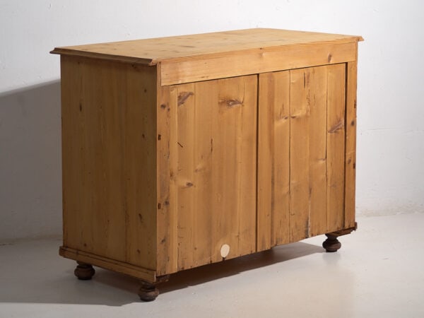Commode ancienne en bois massif (c.1920) #33