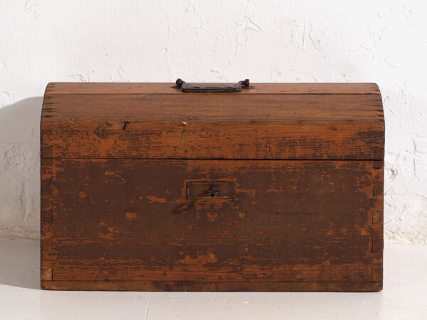 Coffre ancien à patine foncée (c.1900) #3