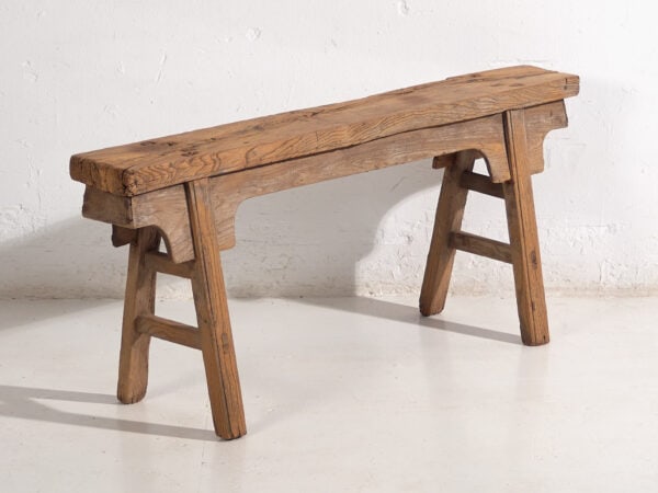 Antique wooden bench with traditional assembly (c.1870)