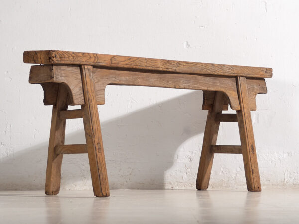 Antique wooden bench with traditional assembly (c.1870)