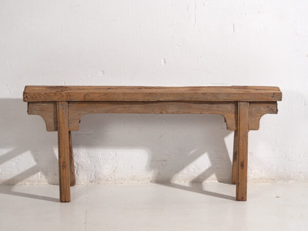 Antique wooden bench with traditional assembly (c.1870)