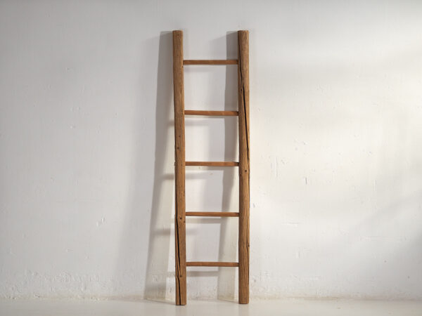 Antique solid wood decorative ladder (c.1920) #4