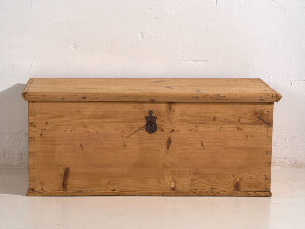 Antique solid wood trunk (c.1920) #2