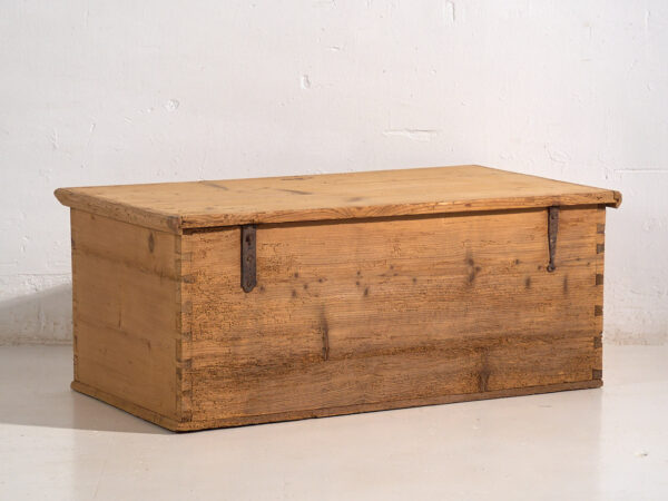Antique solid wood trunk (c.1920) #2