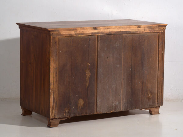 Coffre ancien Biedermeier à trois tiroirs (vers 1850) #1