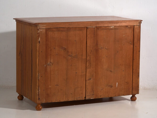 Ancienne commode Biedermeier avec ferrures en forme de fleurs (c.1850) #62