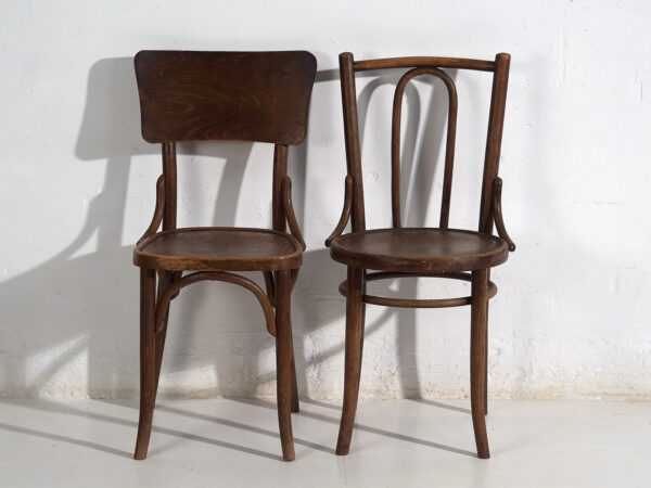 Sillas antiguas de comedor (c.1920). Conjunto de 6 piezas #3