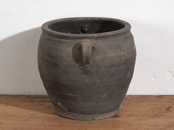 Vase ancien gris avec anses (c.1900) #19