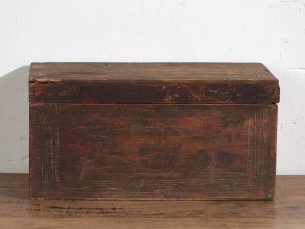 Antiguo estuche de tonos oscuros (c.1900) #26