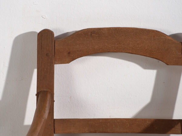 Butacas antiguas de madera de roble (c.1900). Conjunto de 2 piezas