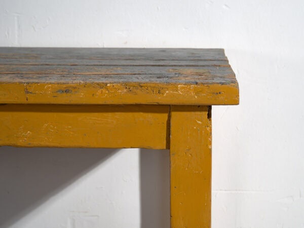 Antique long table with lower tray (c.1920) #17
