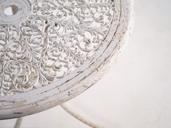 Conjunto de mesa y sillas de jardín Art Nouveau (c.1950). Conjunto de 5 piezas