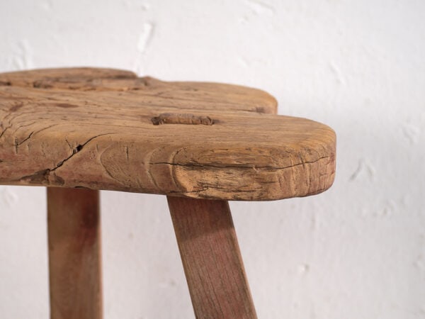 Antiguo taburete de estilo wabi sabi (c.1900) #8