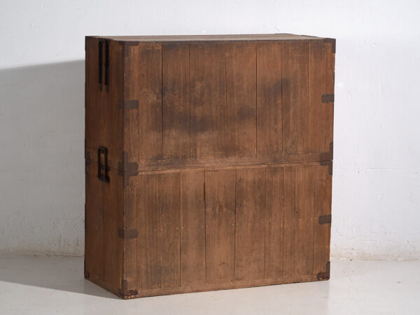 Tansu japonés antiguo de múltiples cajones- Periodo Meiji / Taishō (c.1868-1926) #16