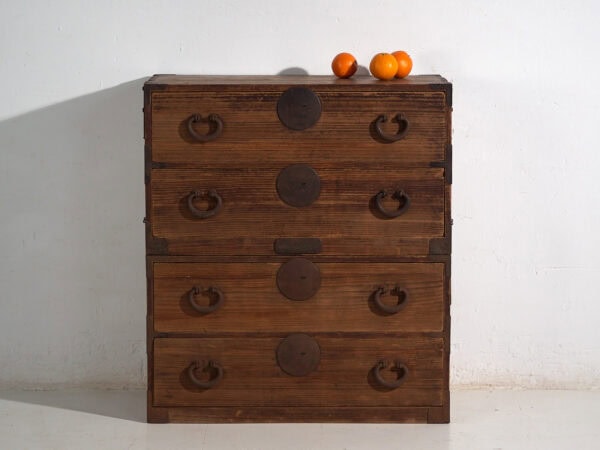 Ancienne commode japonaise Tansu - Période Meiji / Taishō (c.1868-1926) #81