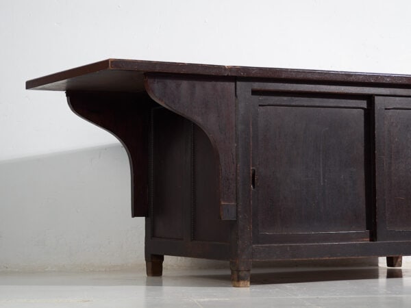 Mesa japonesa de trabajo y almacenamiento - Periodo Showa (c.1950-1979) #101