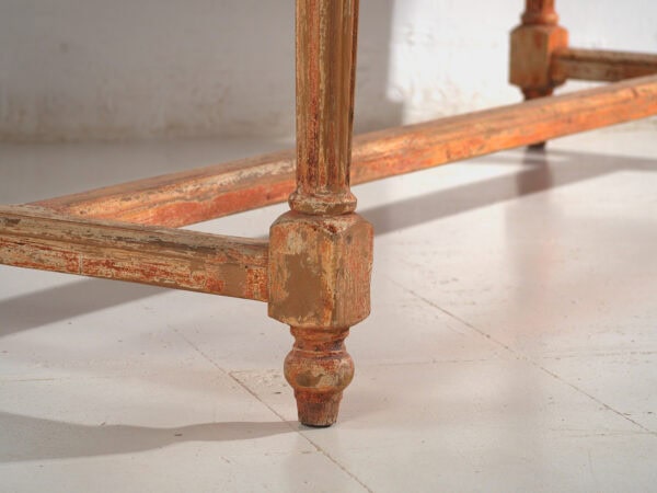 Mesa de comedor de roble antiguo – Mesa rústica europea de gran formato