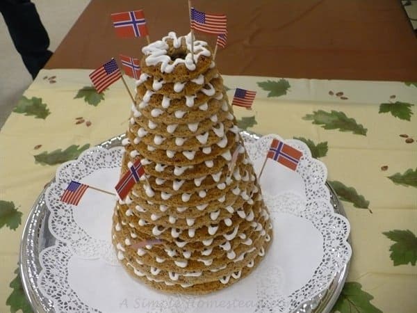 Kransekake for Christmas