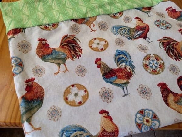 hot dog pillowcase - completed