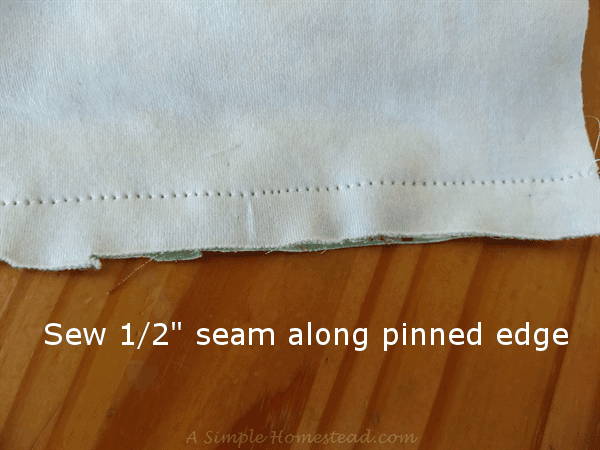 first seam