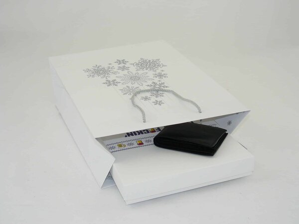 32x13x42 Biała świąteczna 3 - Awih - Torby I Opakowania